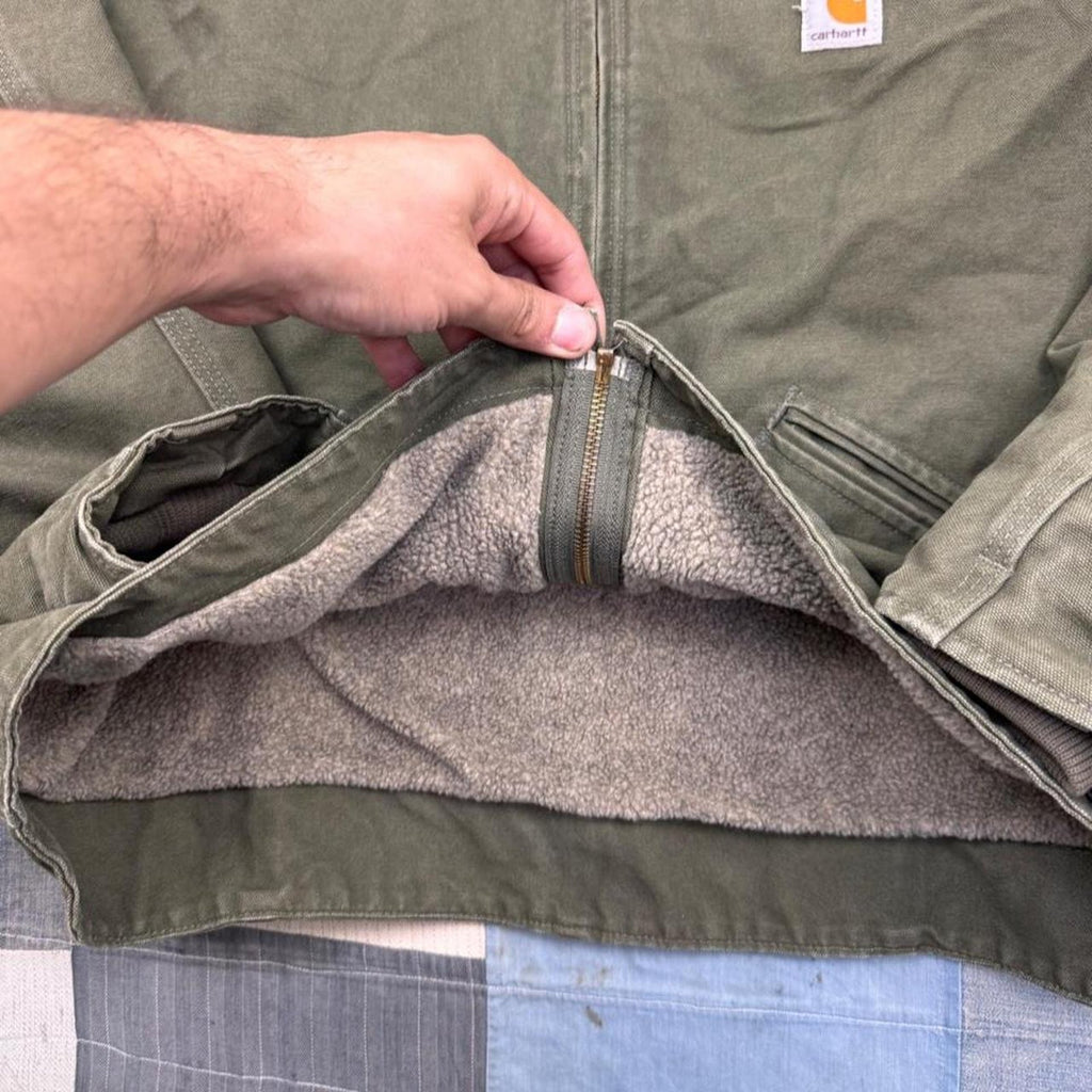 Carhartt Womens Sherpa Lined Hooded Jacket | XL