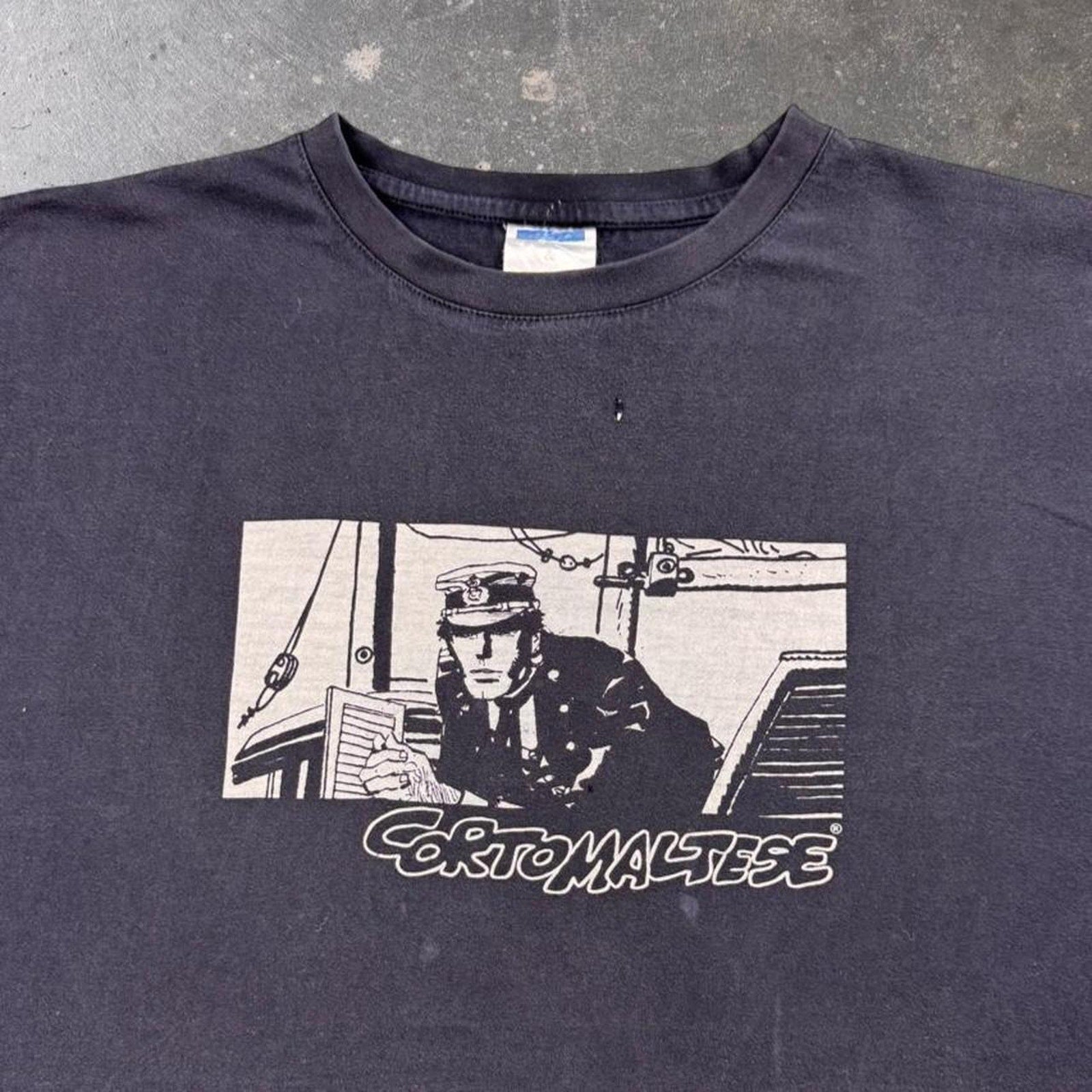 1990s Corto Maltese Sailor Comic Graphic Tee | XL