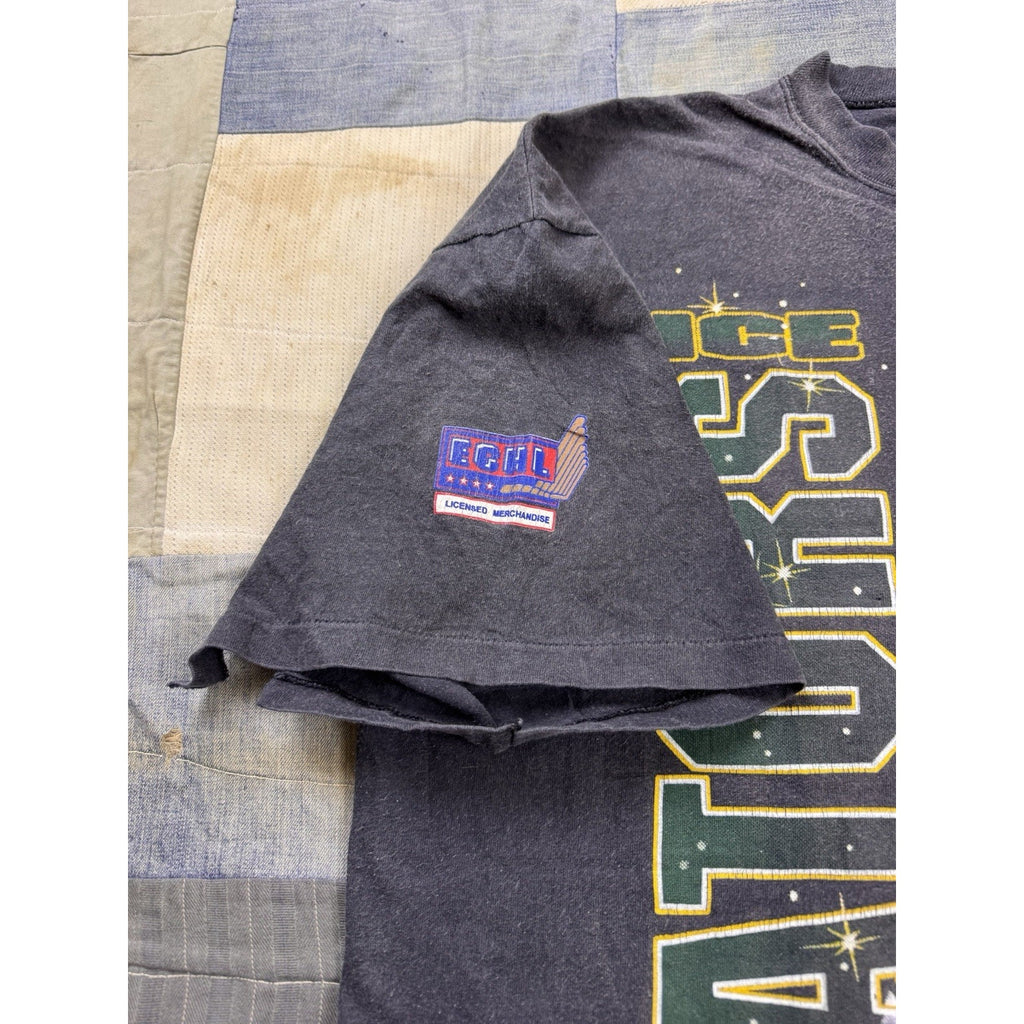 Louisiana IceGators Vintage 1995 Inaugural Season All Over Print T Shirt XL USA
