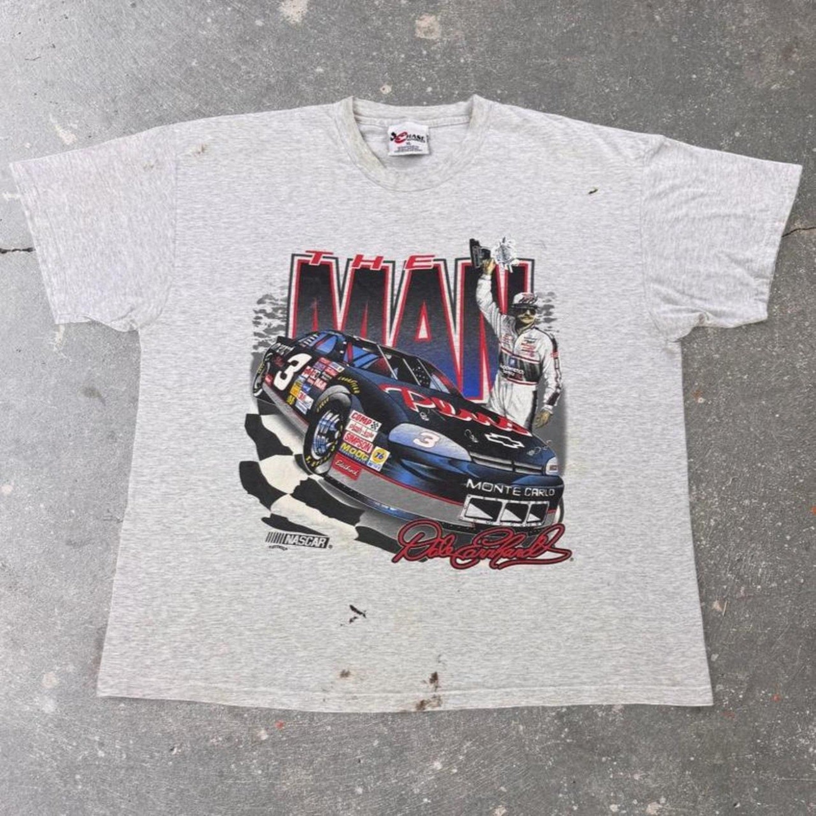 1990s Dale Earnhardt The Man NASCAR Racing Tee | XL