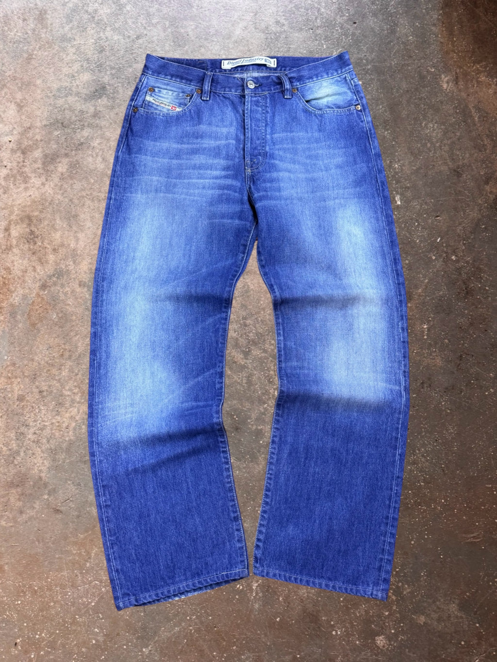 2000s Diesel Industry Straight Leg Denim Jeans | 32x30