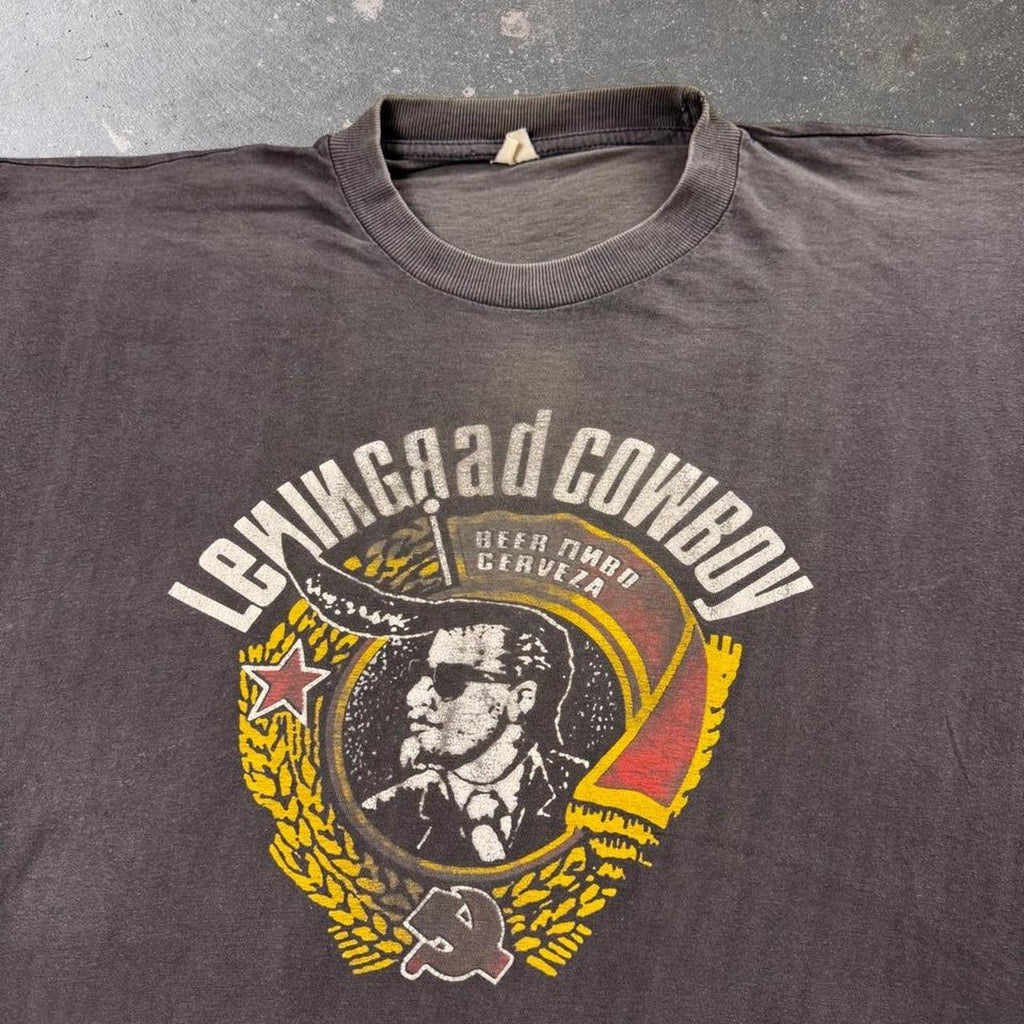 1990s Leningrad Cowboys Beer Drink Gerula Band Tee | Large