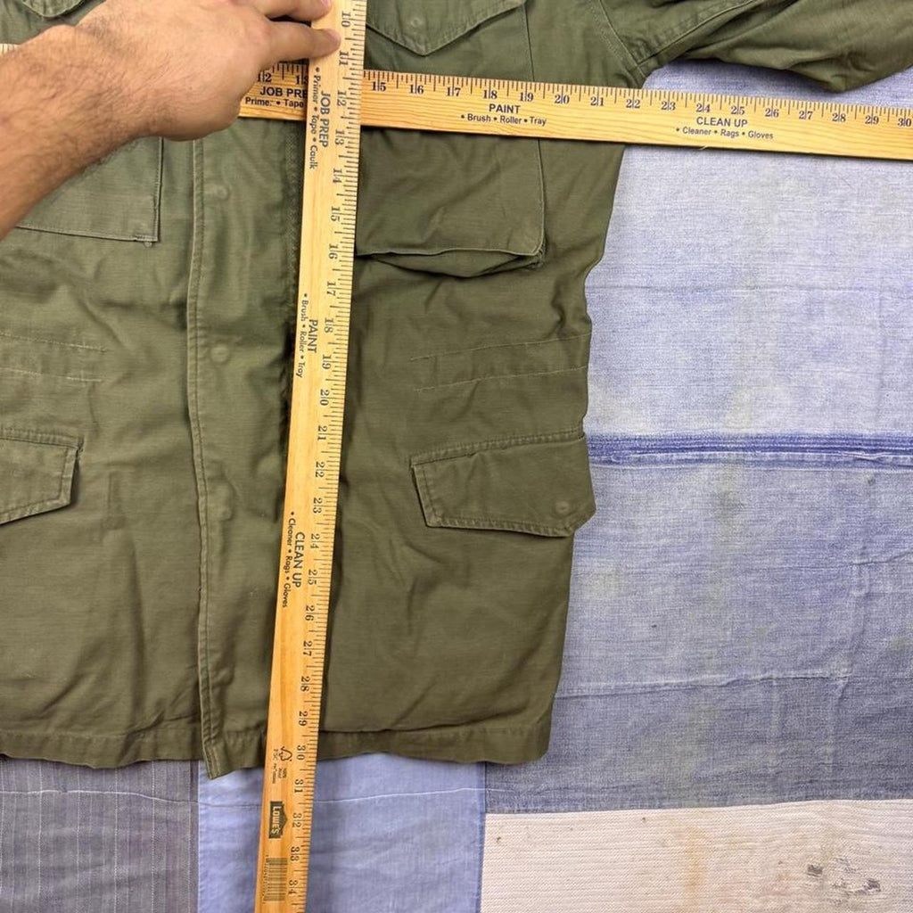 1972 Vietnam Era US Army M-65 Field Jacket 101st Airborne Houston Patched | Small Regular