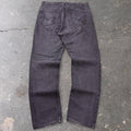 1990s Levi’s 505 Orange Tab Black Denim Jeans | 31x29