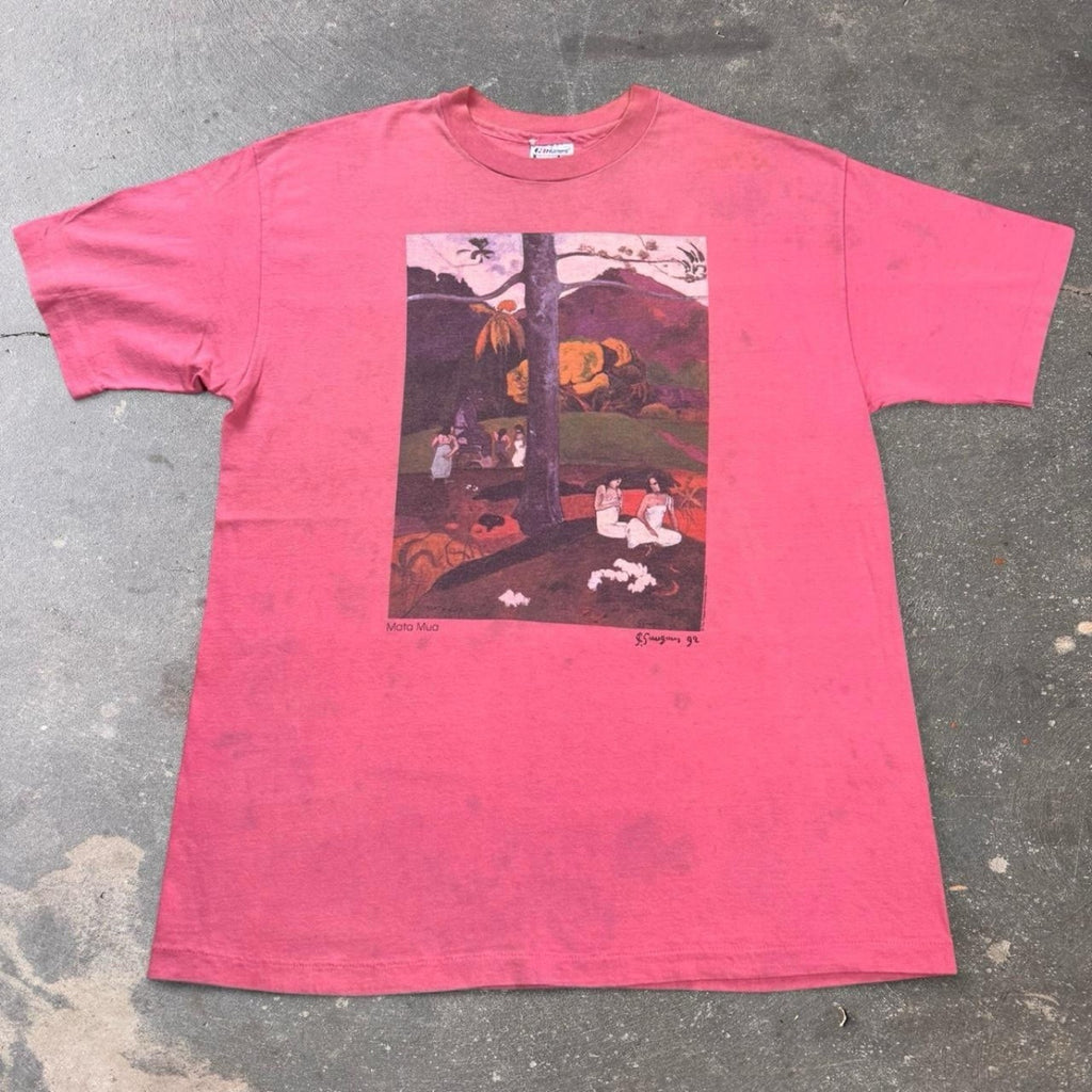1990s Paul Gauguin Mata Mua Art Tee |Large