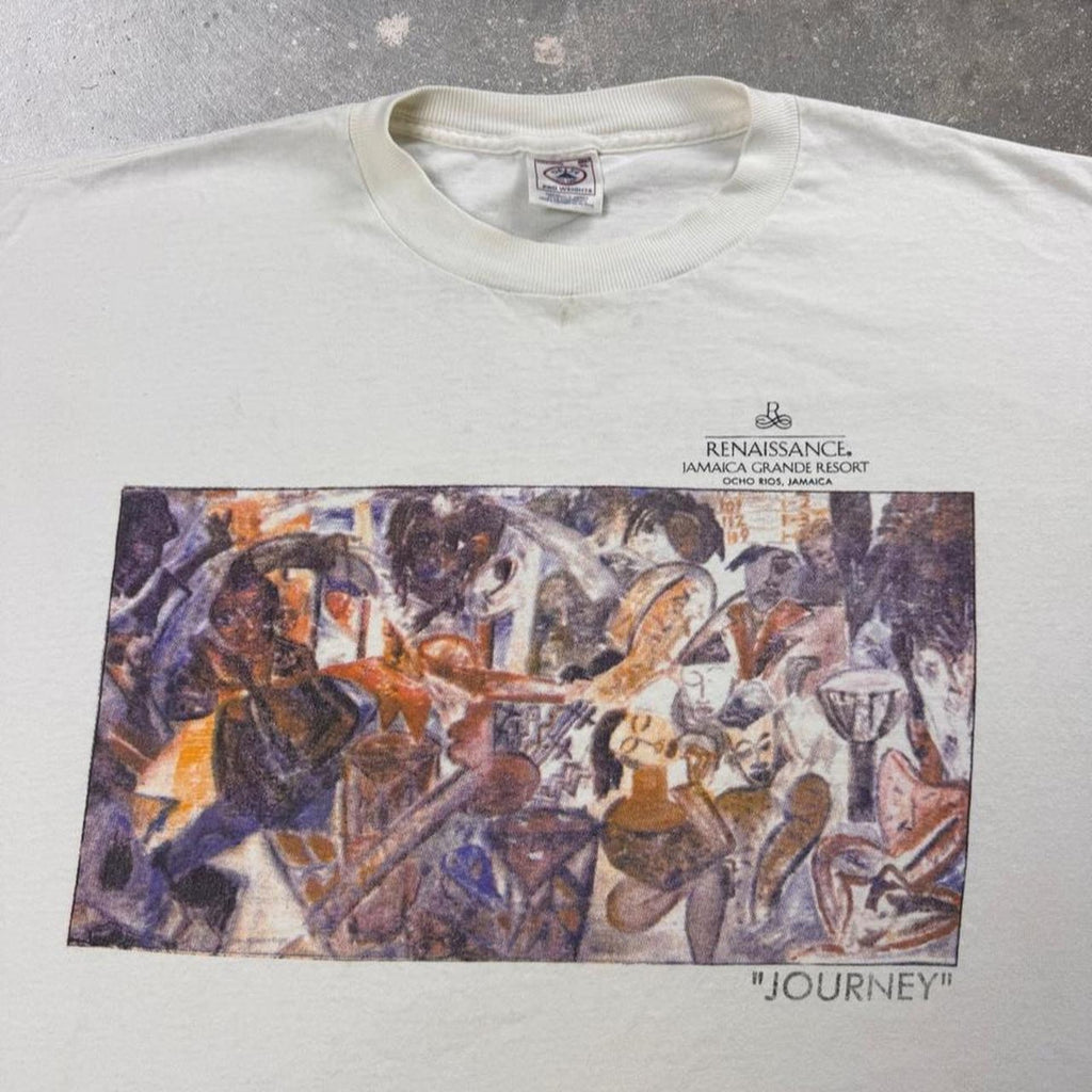 1990 Renaissance Jamaica Grande Resort “Journey” Art Tee | XL