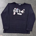 2000s WXY Spray Paint Graffiti Graphic Long Sleeve Tee | Small