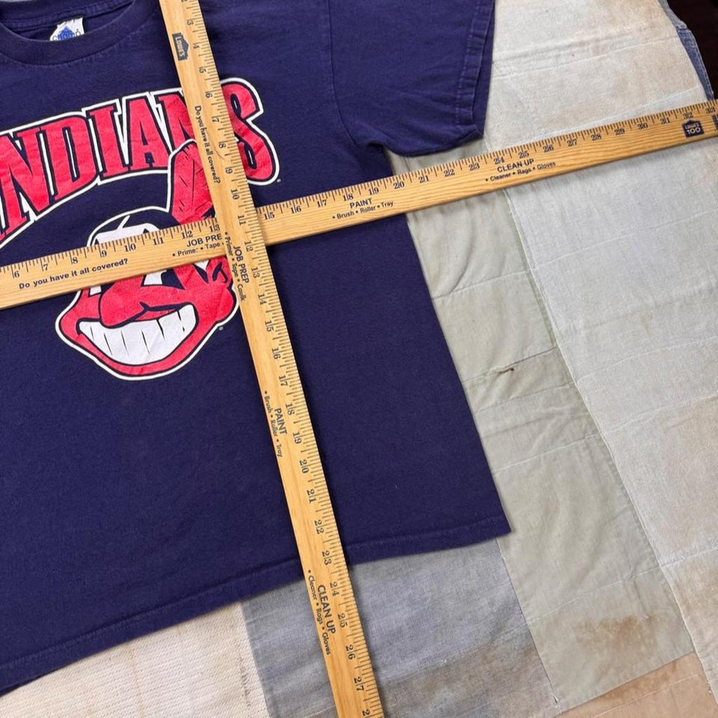 1999 Cleveland Indians Kenny Lofton 7 Chief Wahoo Tee | XL