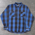1990s Appalachian Trail Buffalo Plaid Flannel Shirt | XL