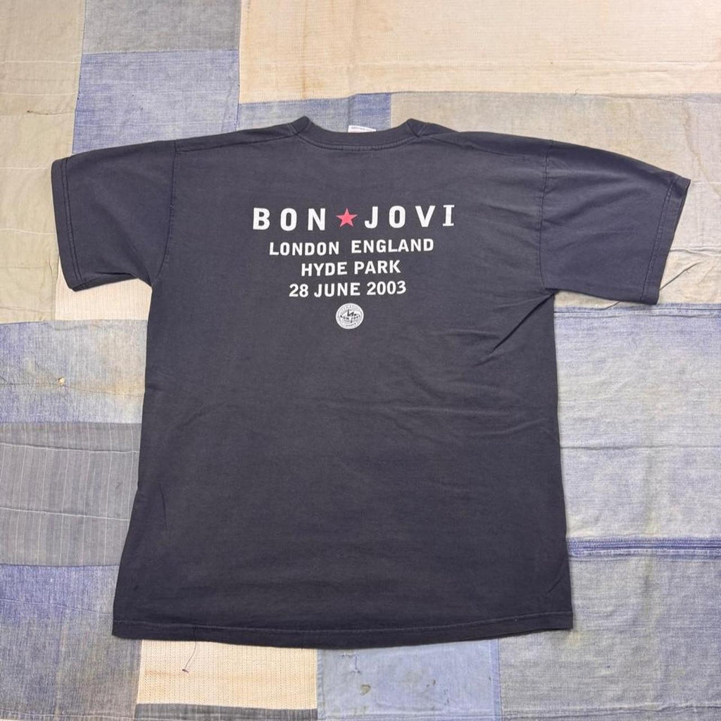 2003 Bon Jovi Bounce Hyde Park London Concert Tee | Medium
