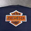 1990s Jesus David's Son Christ Harley Davidson Christian Biker Tee | Extra Large