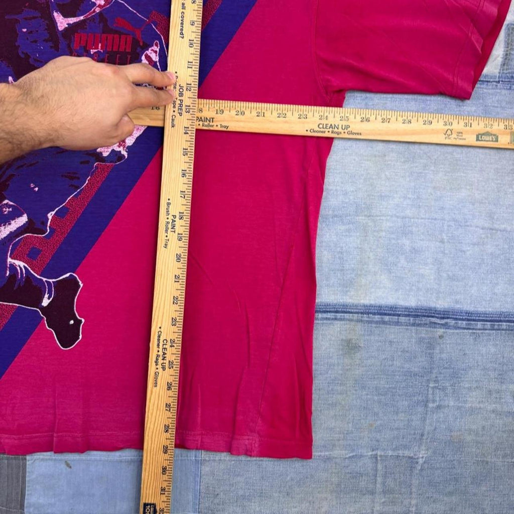 1980s Puma Street Soccer Graphic Tee | Large