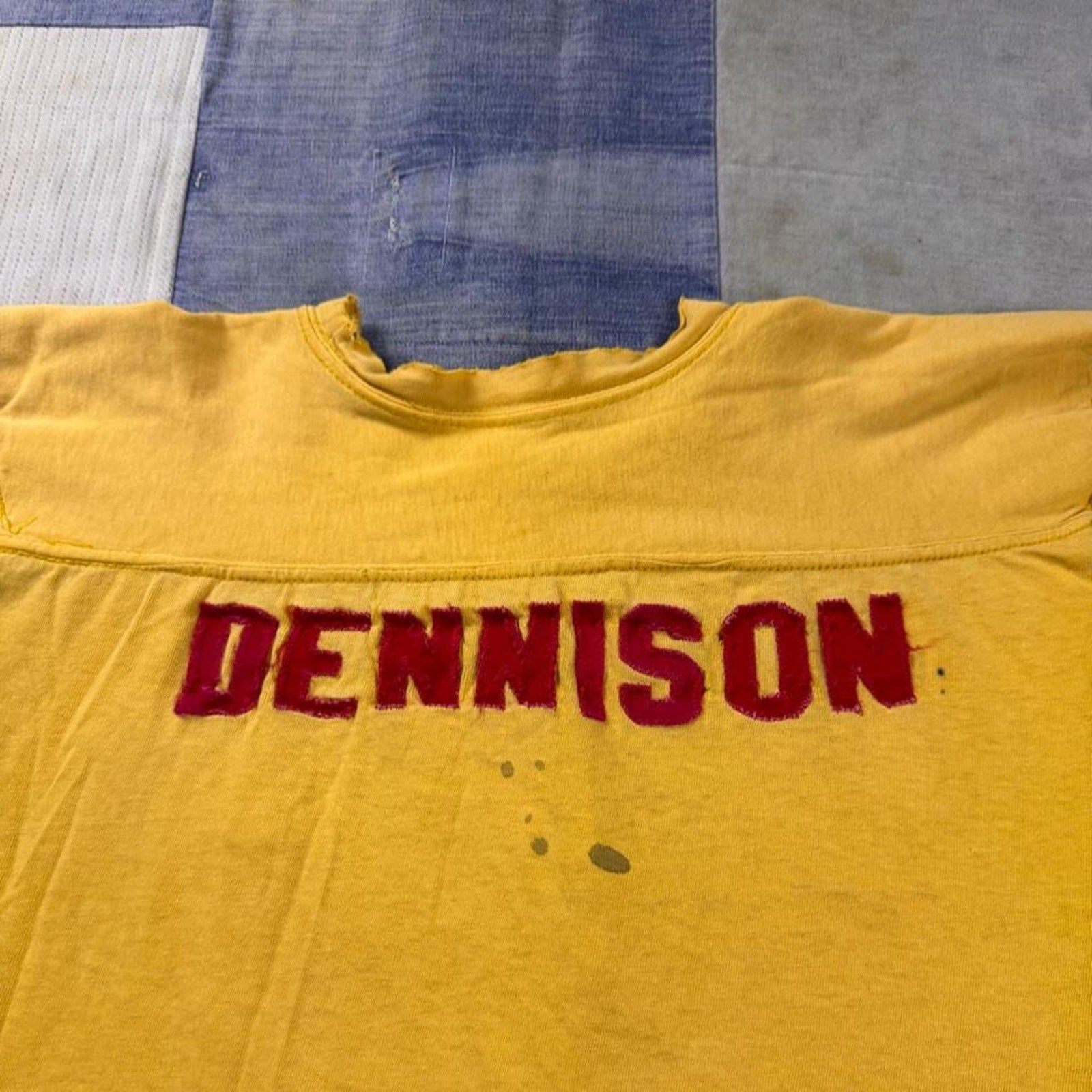 1970s Alpha Gamma Rho Denison Fraternity Athletic Tee | Small