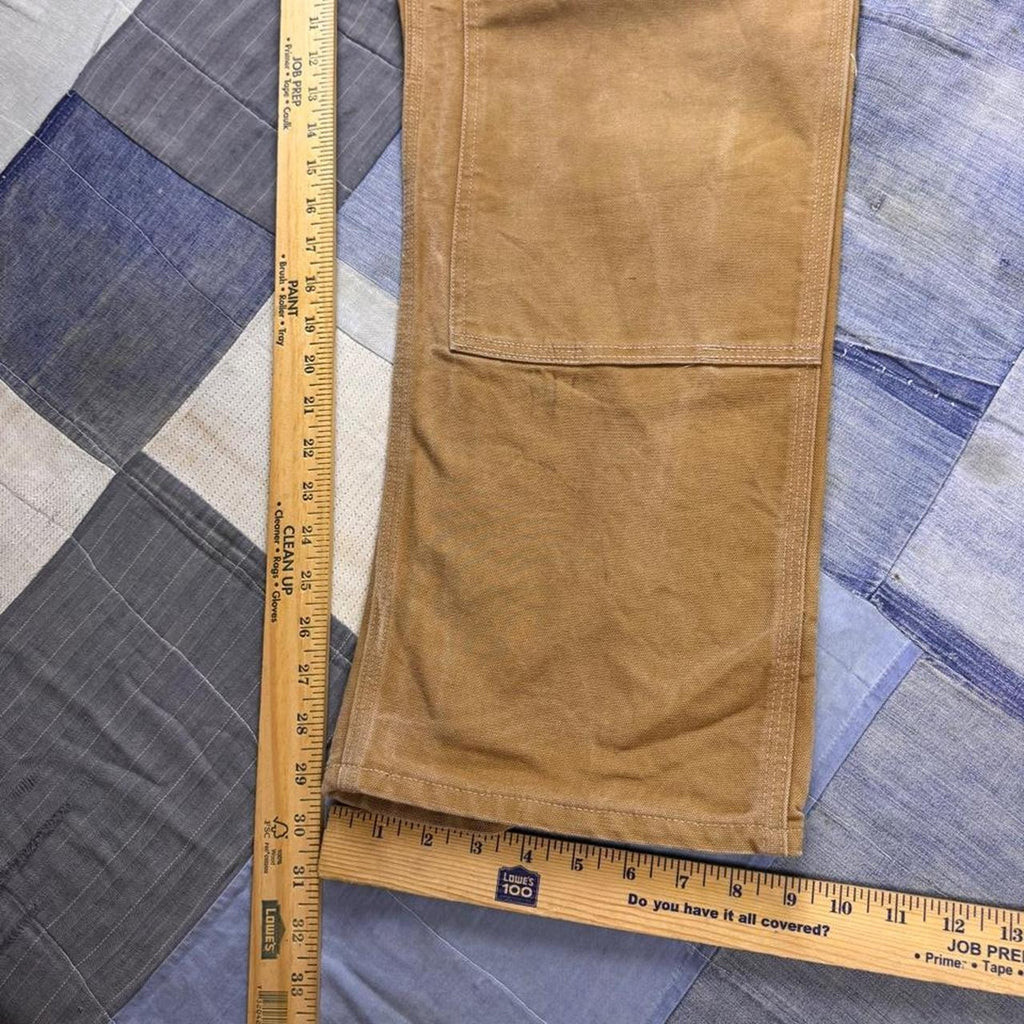2000s Carhartt tan canvas Double Knee carpenter pants | Size 38x30
