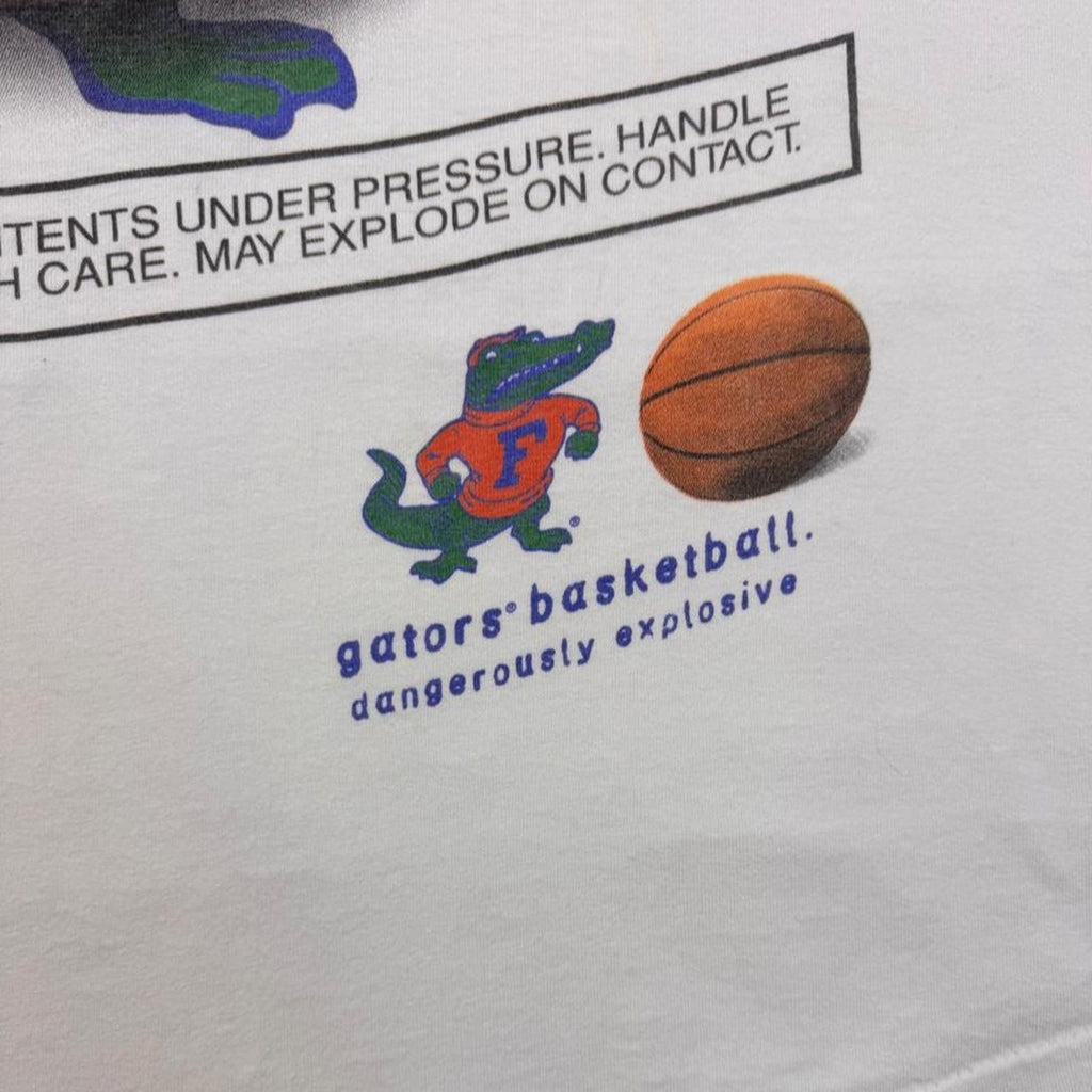 1990s Florida Gators Basketball “Dangerously Explosive” Graphic Tee | Large