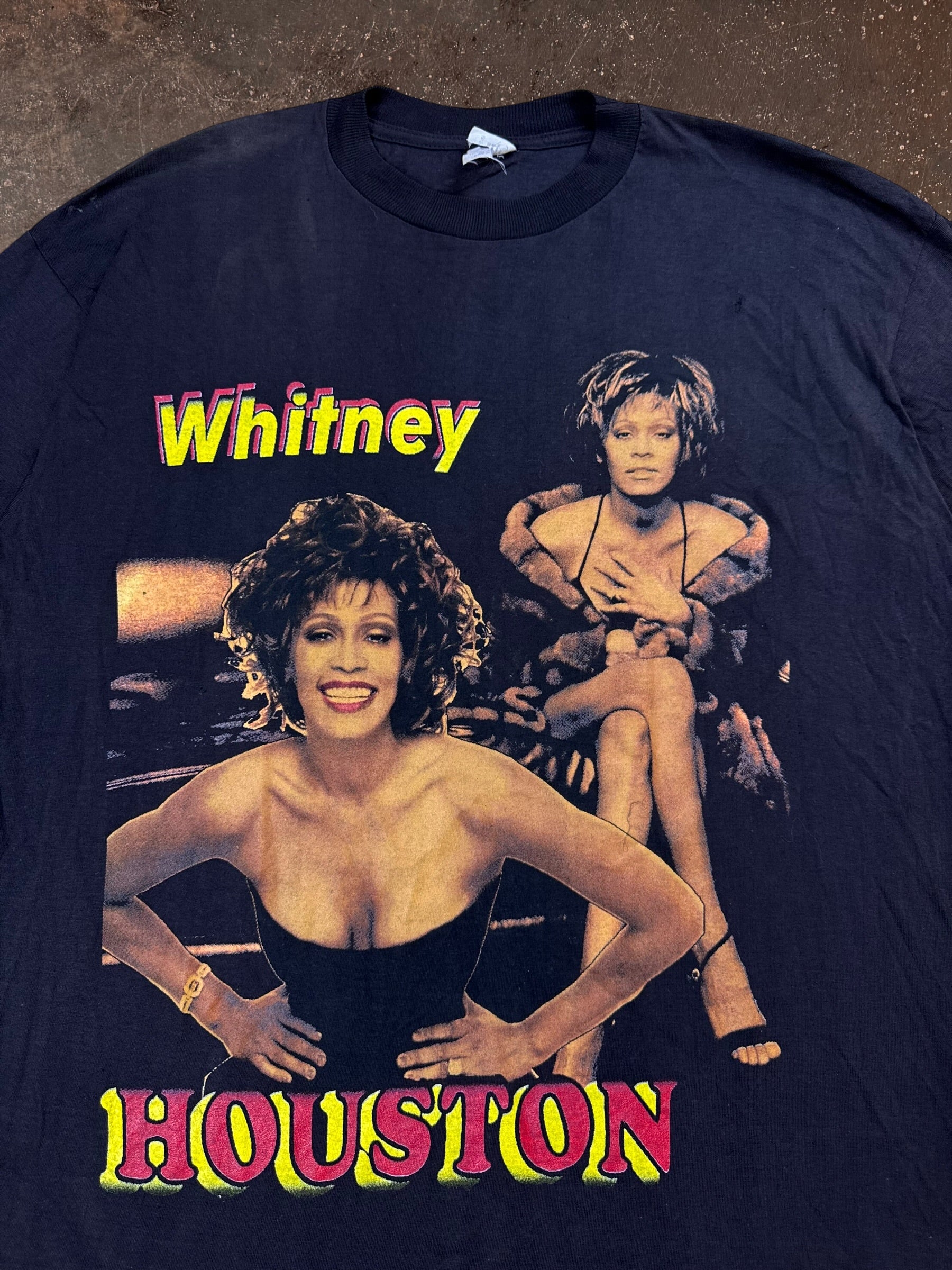 1990s Whitney Houston Rap Tee Shirt | XL