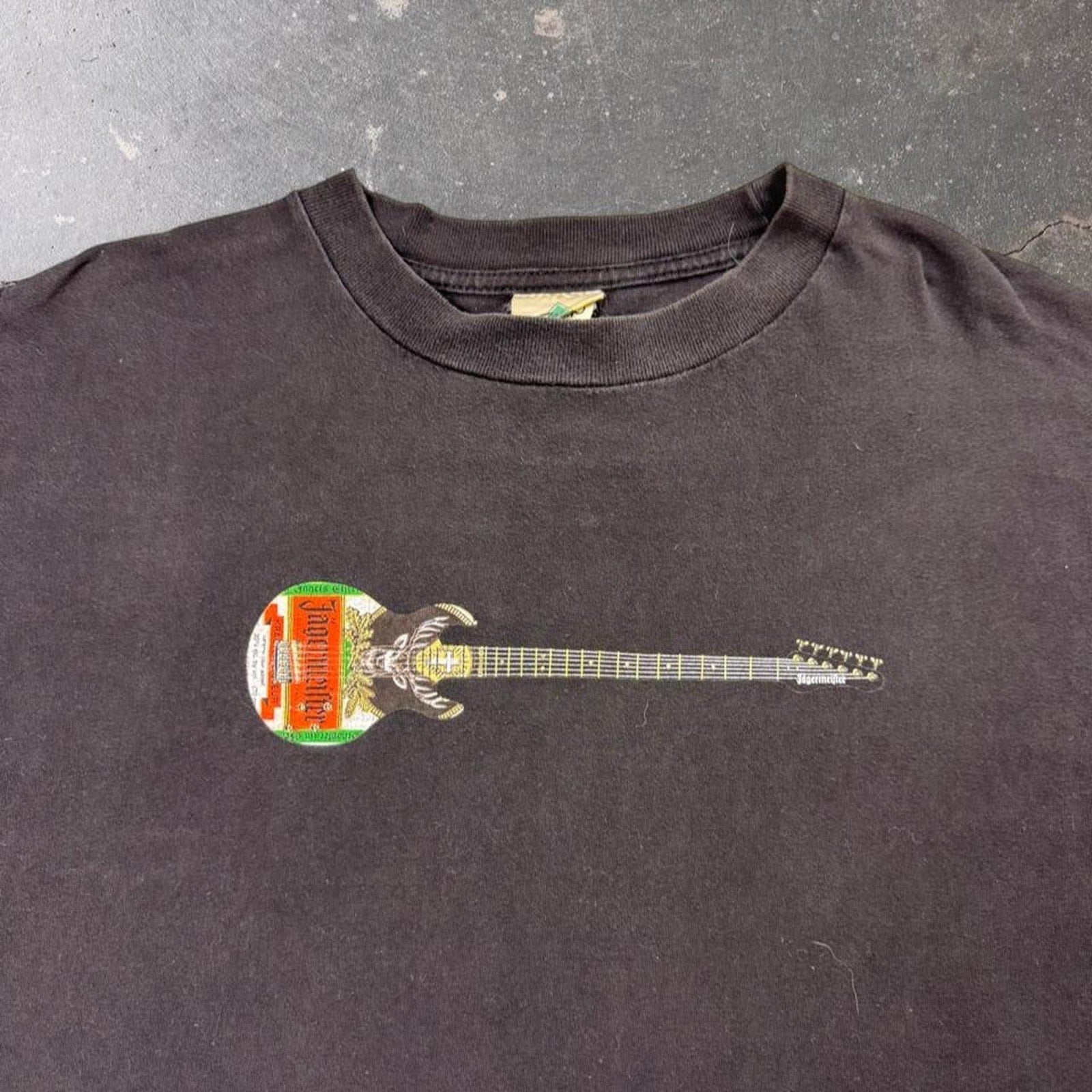1990s Jägermeister Guitar Graphic Tee | XL