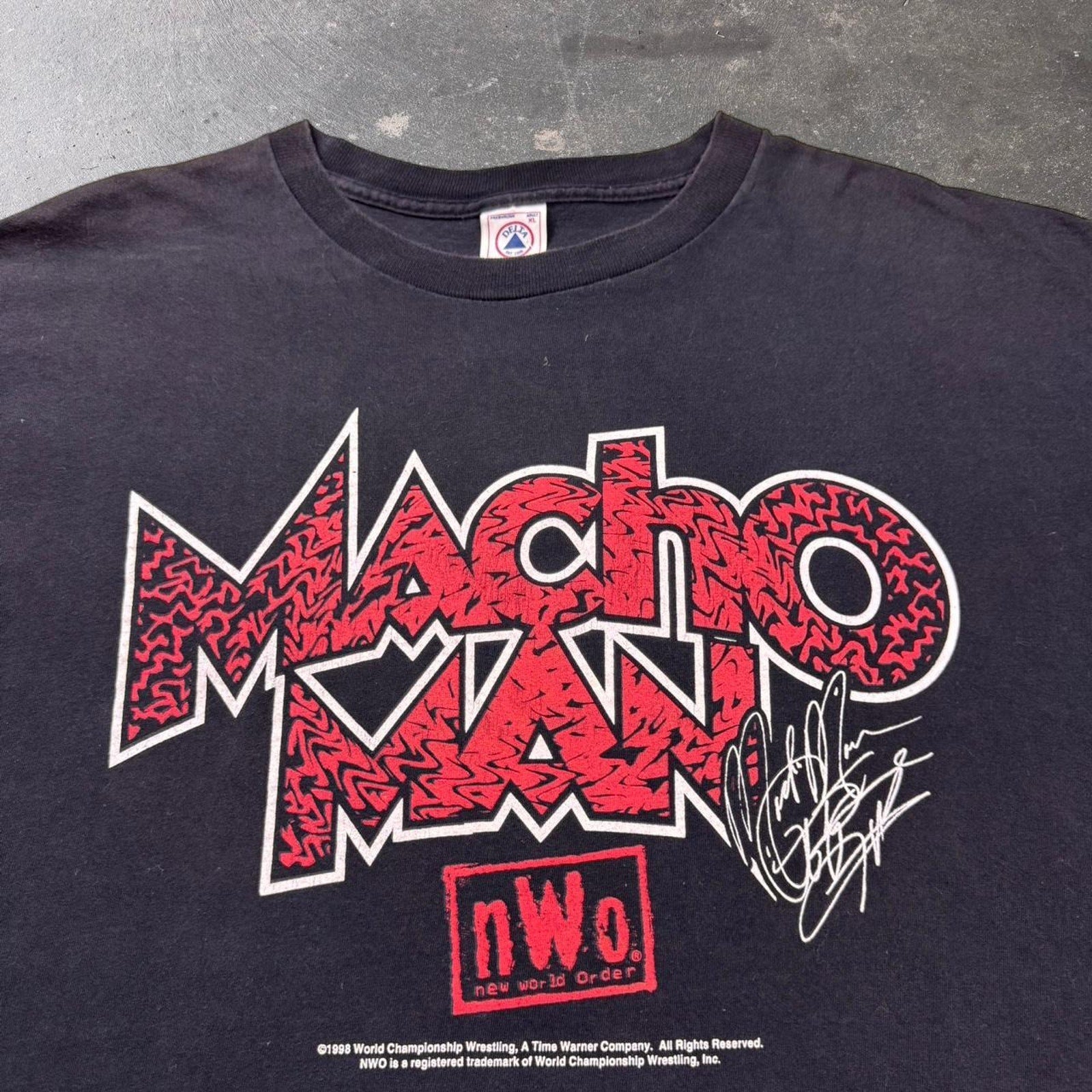 1999 Macho Man Randy Savage NWO WWF Wrestling Tee | XL