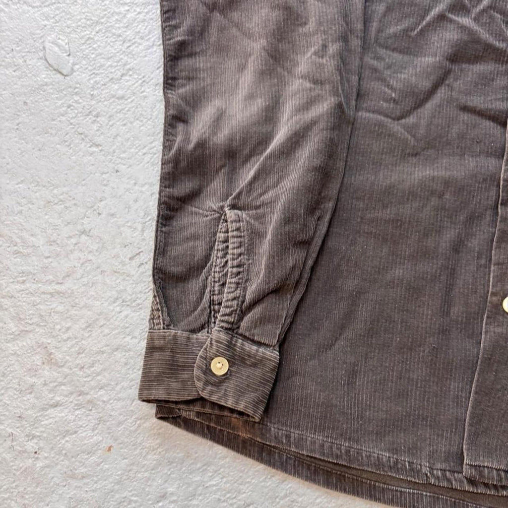1950s Corduroy Sport Shirt | M