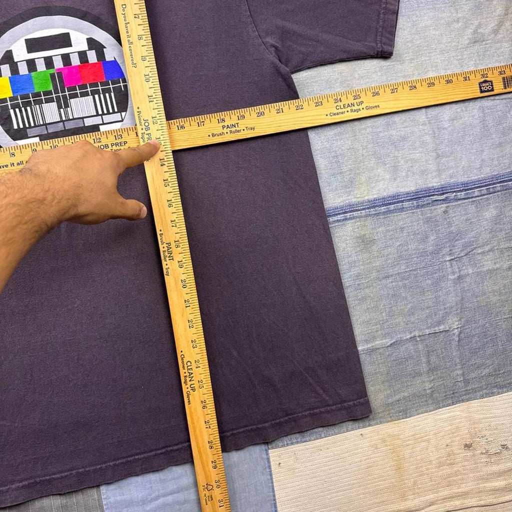 1990s Funky Monkey TV Test Pattern Graphic Tee | Large