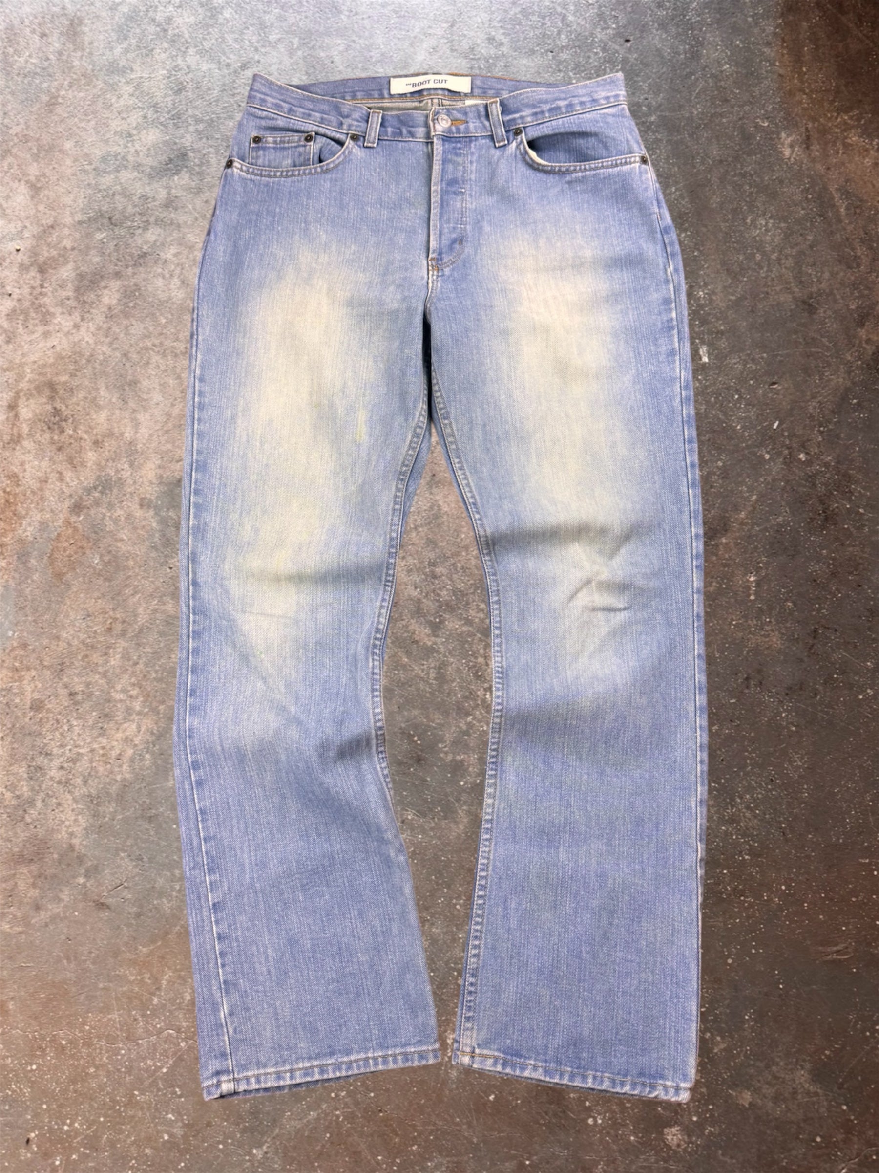 2000s Gap Boot Cut Flared Blue Jeans | 33x29.5