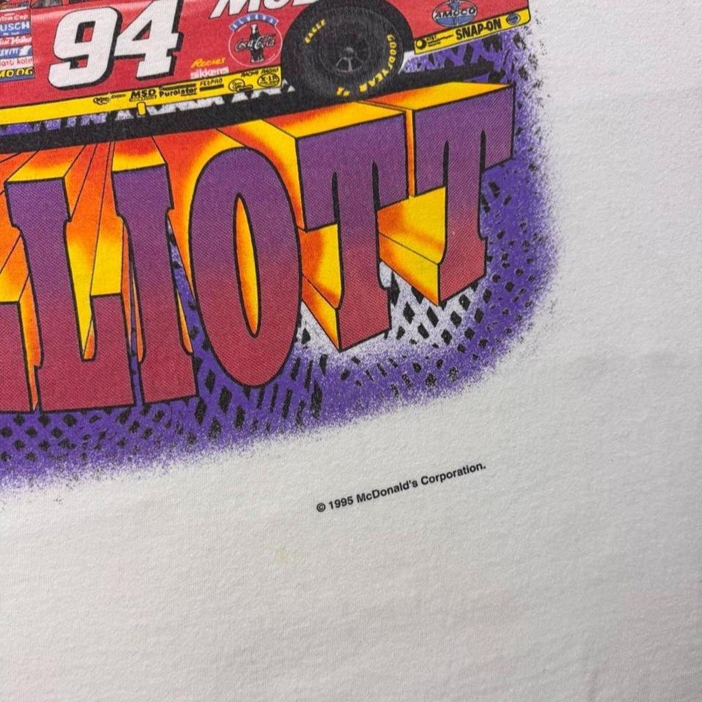 1995 Bill Elliott  no.94 McDonald’s NASCAR Racing Tee | XXL
