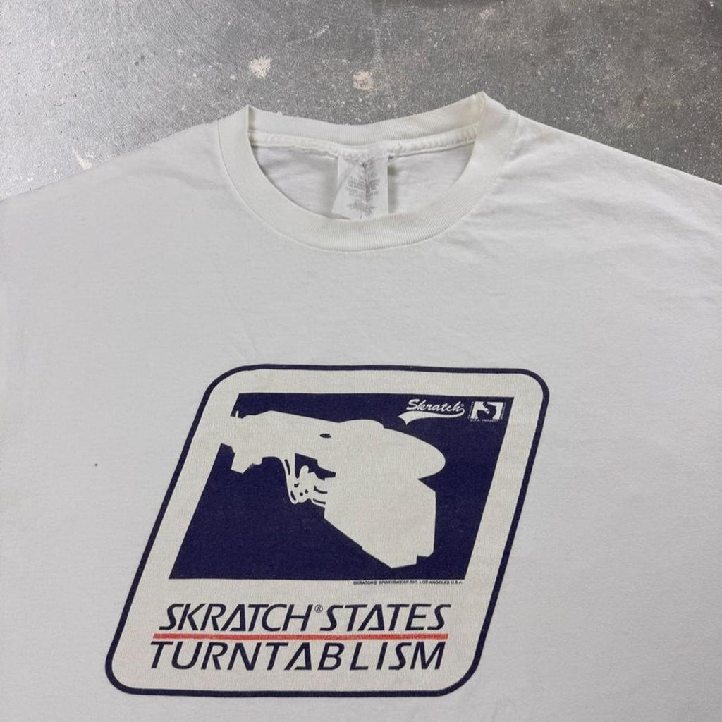 2000s Skratch States Turntablism DJ Graphic Tee | Large