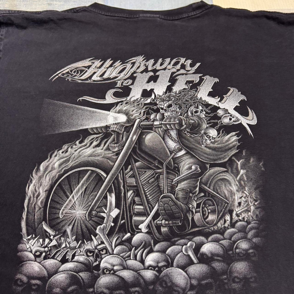 1990s Highway to Hell biker tee | XXL