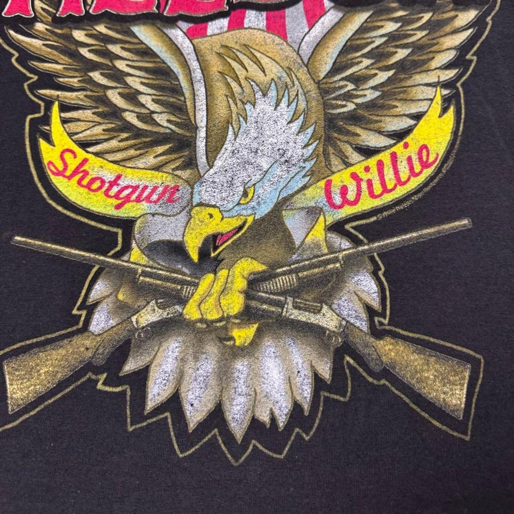 2000s Willie Nelson Shotgun Willie Eagle Graphic Tee | Medium