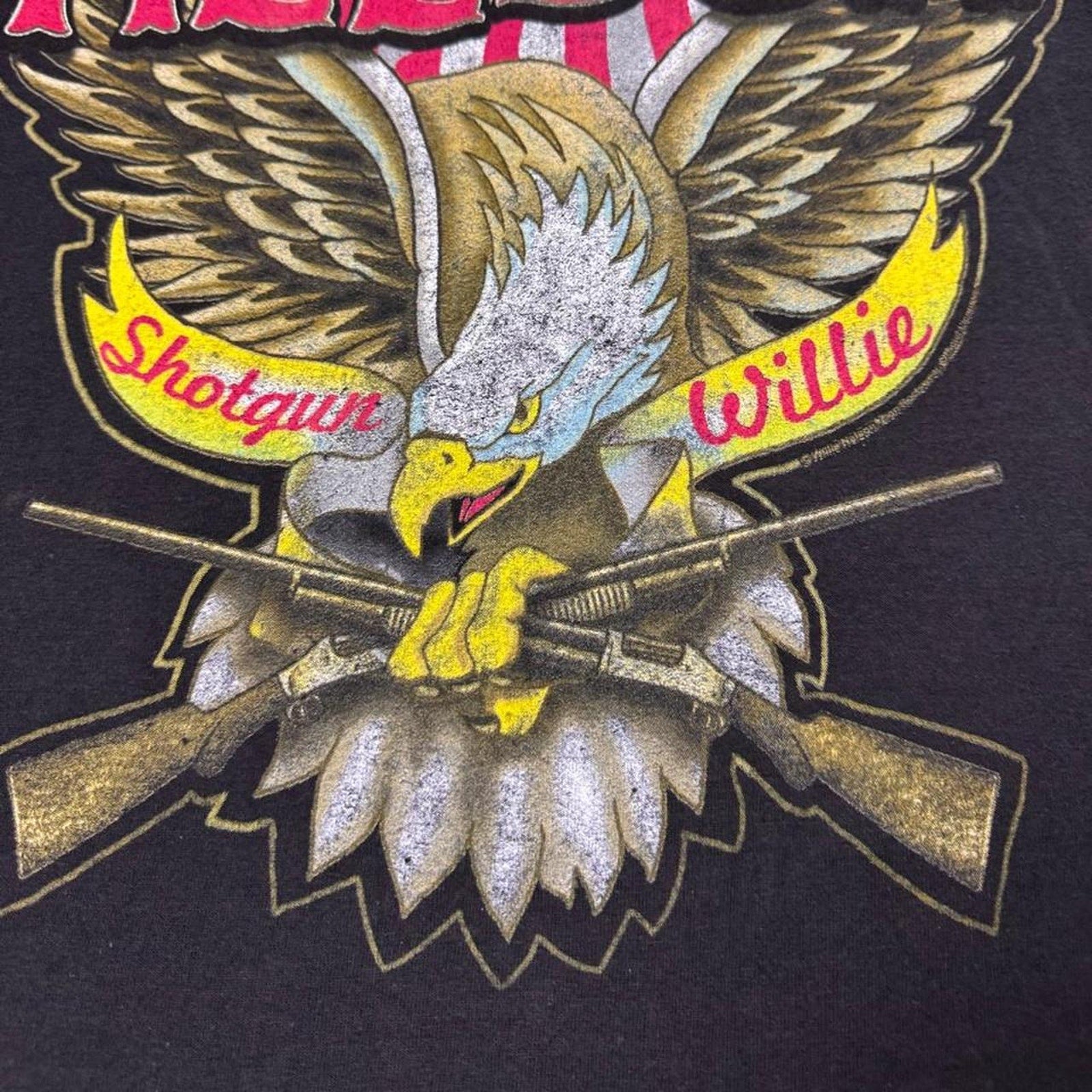 2000s Willie Nelson Shotgun Willie Eagle Graphic Tee | Medium