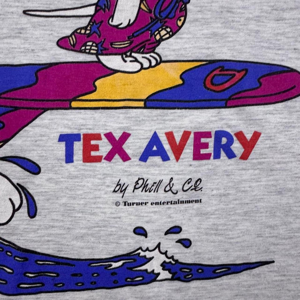 1990s Tex Avery Surfing Dog Tee | M