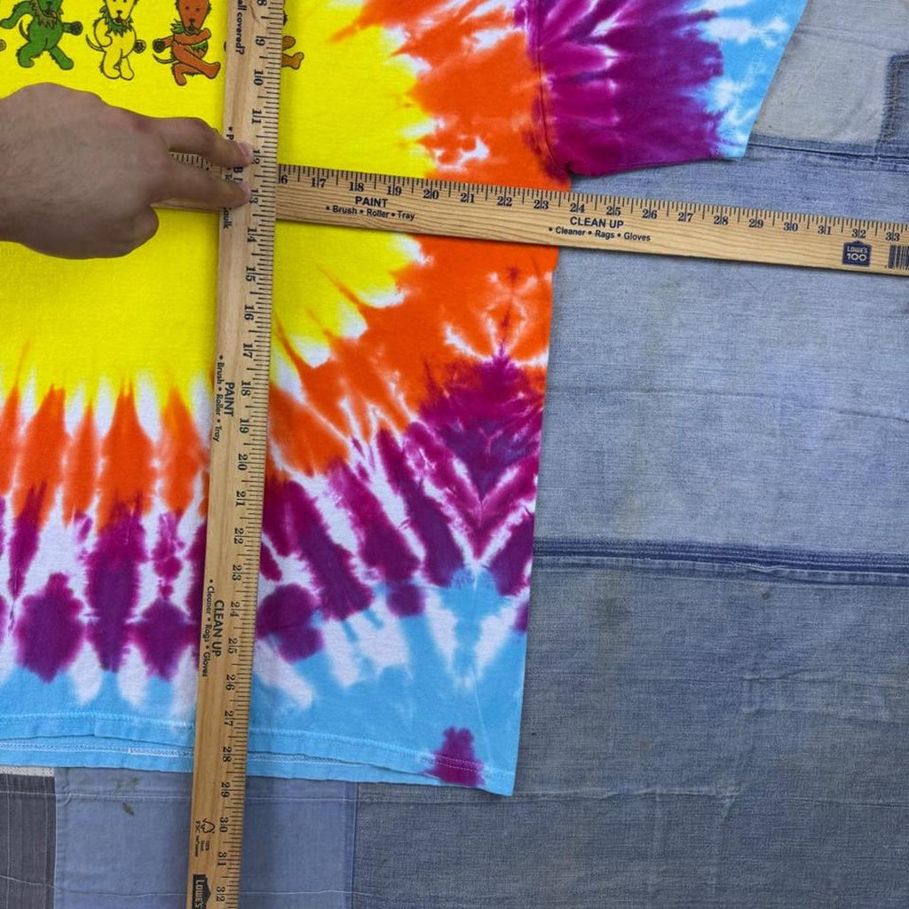 2000s Grateful Dogs Dancing Dog Tie Dye Grateful Dead Parody Tee | XL