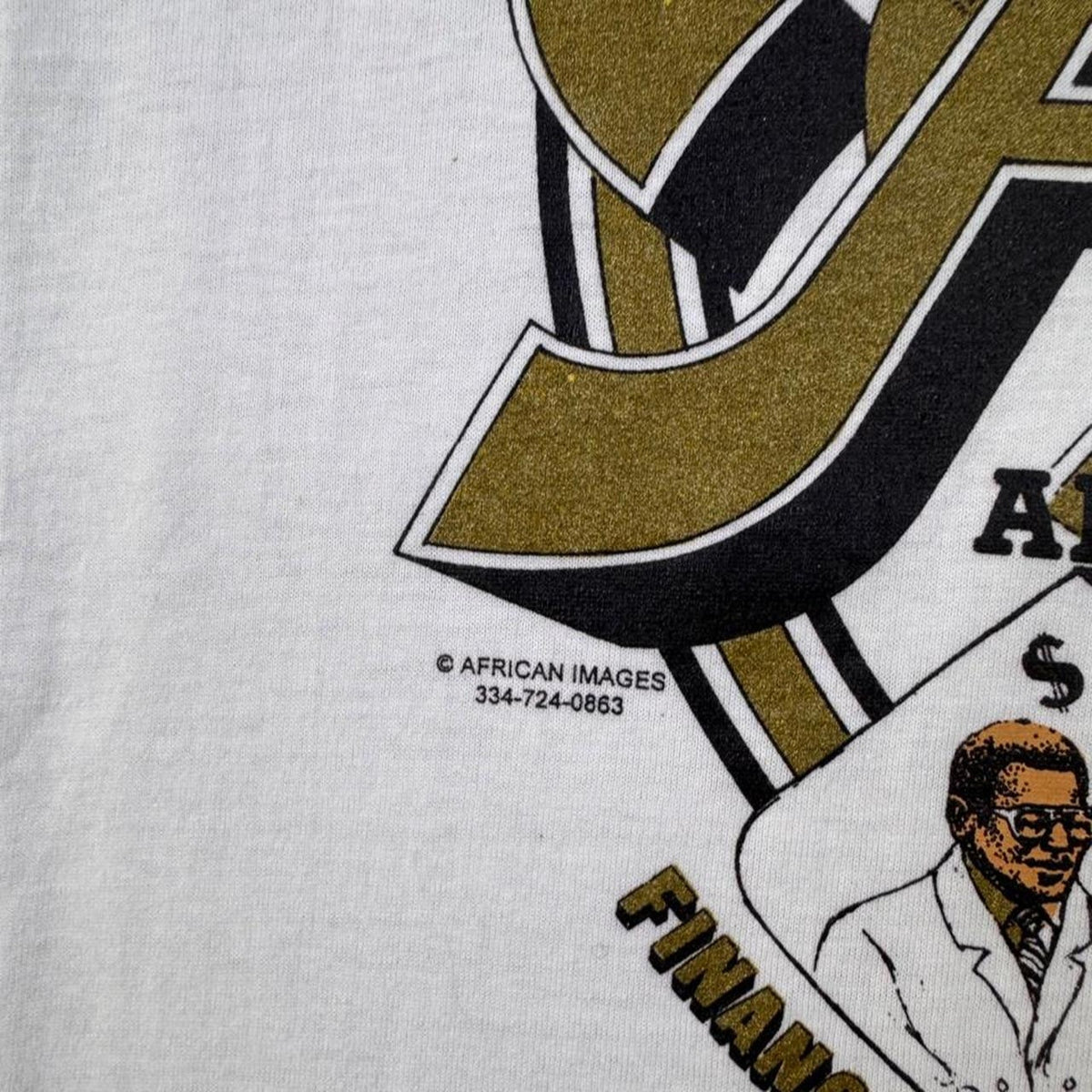 1990s Alabama State University ASU Admissions Graphic Tee Fruit of the Loom | Large