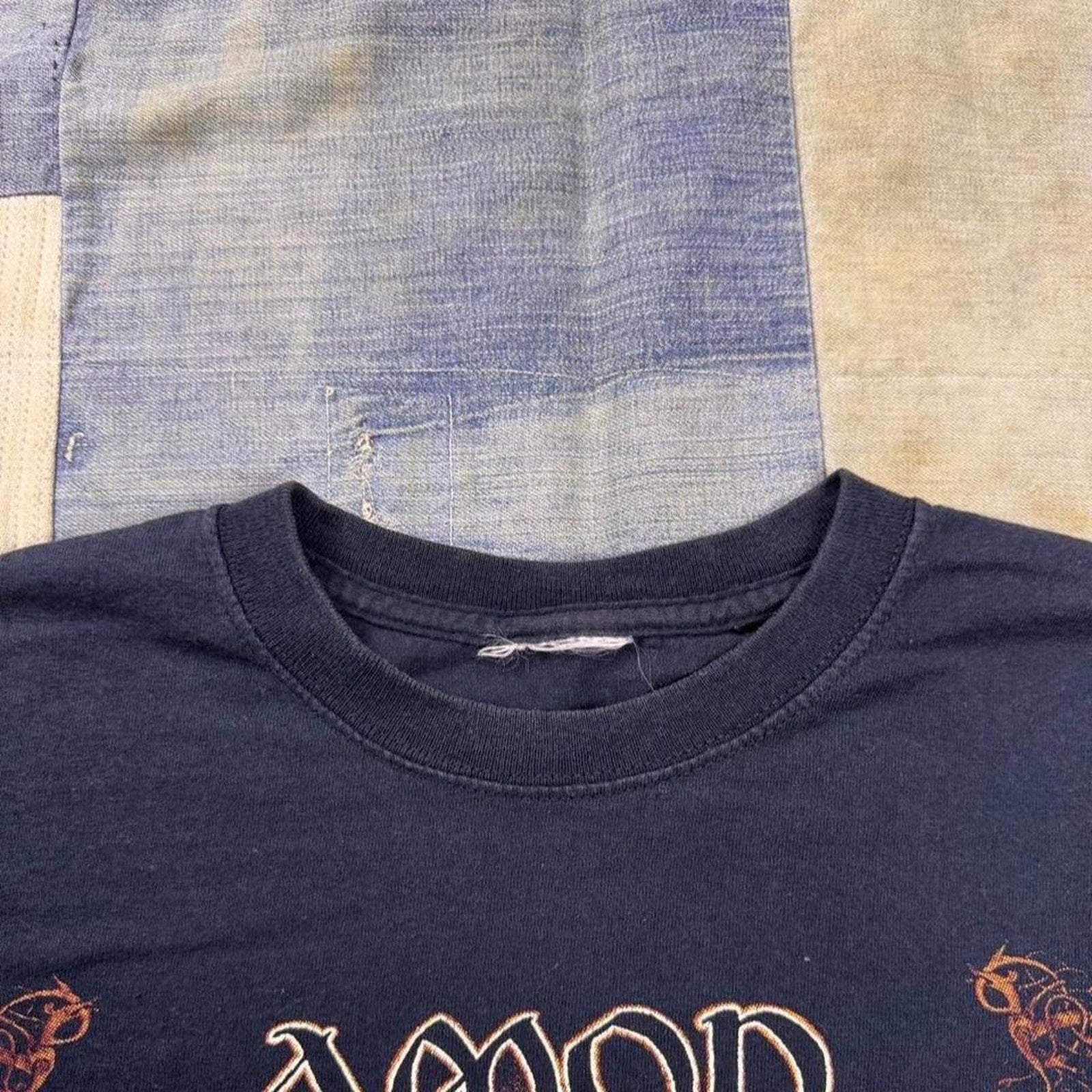 2000s Amon Amarth “Fate of Norns” era band tee | small