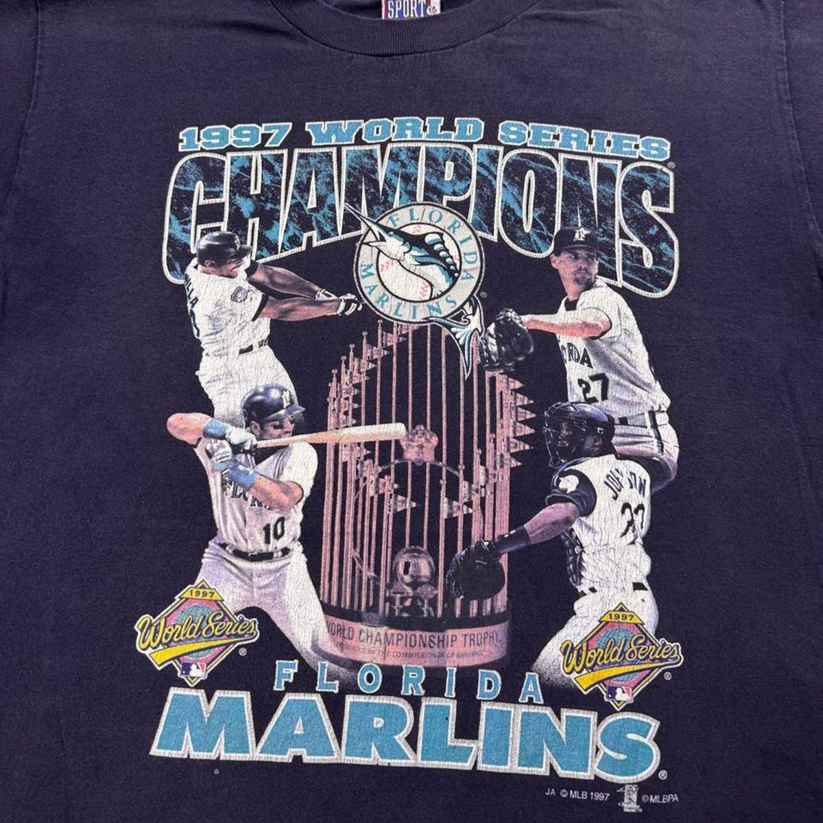 1997 Florida Marlins World Series Champions Graphic Tee | Large