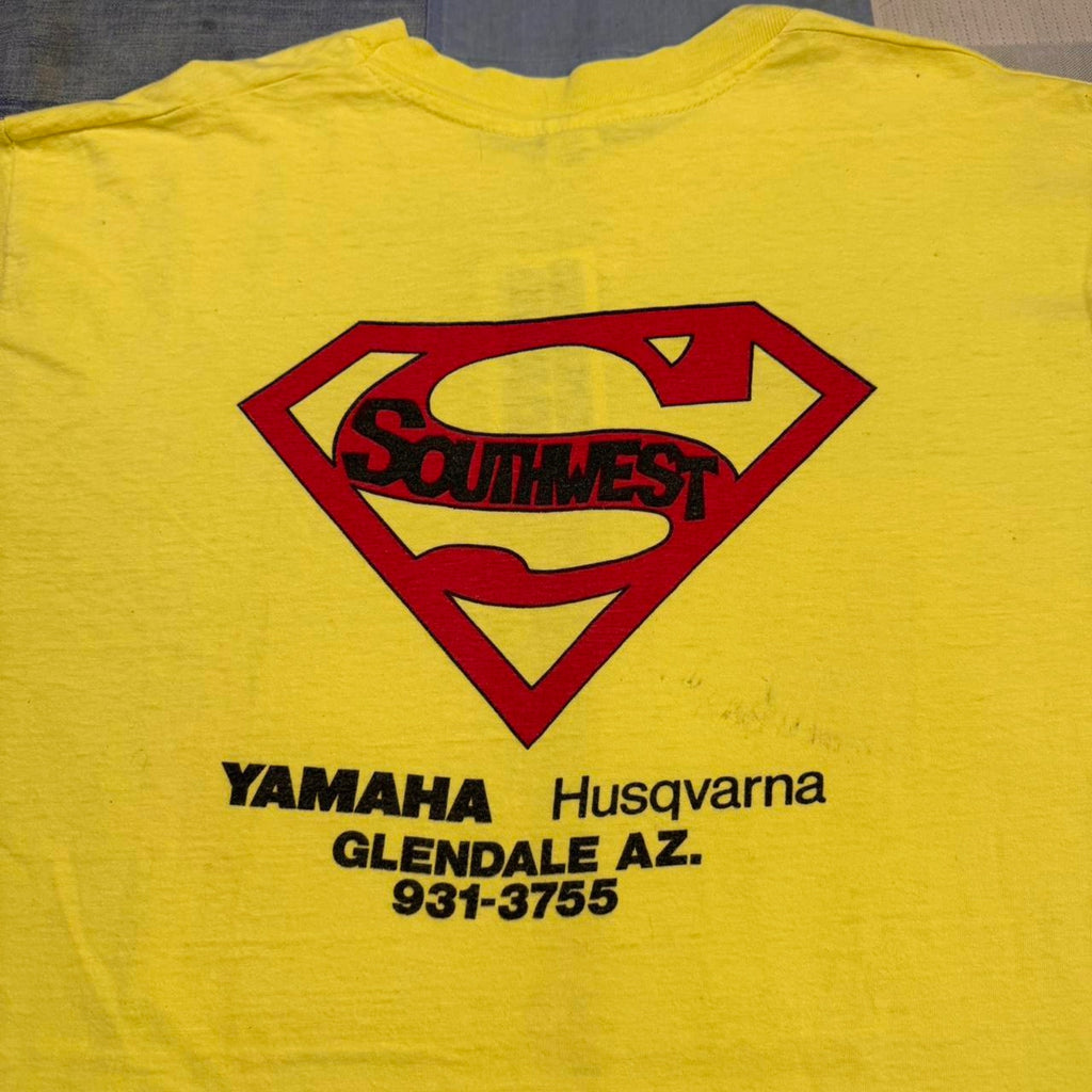 1970’s Yellow Yamaha graphic t-shirt Size XL