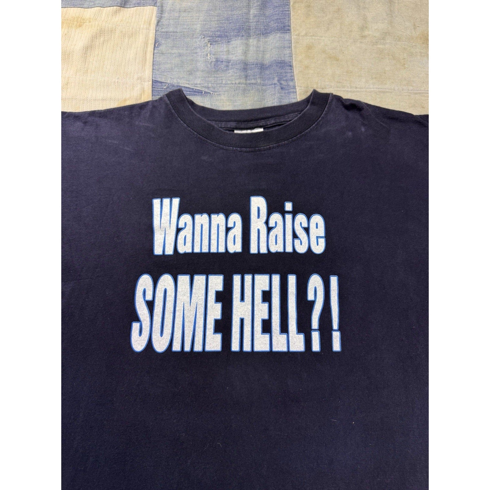 Vintage WWF Steve Austin Hell Yeah Skull Double Sided T Shirt XL Wrestling