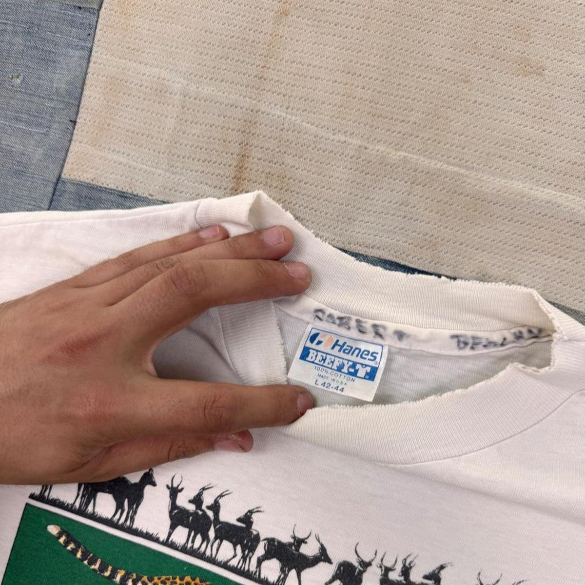 1983 Serengeti Cheetah Tee | L