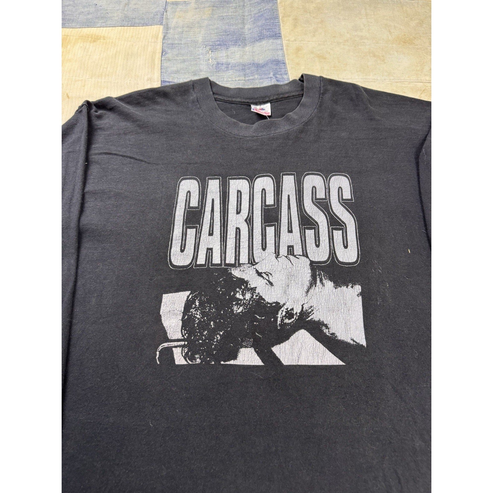 Vintage Carcass Heartwork 1994 Tour Long Sleeve Band T Shirt Death Metal USA XL