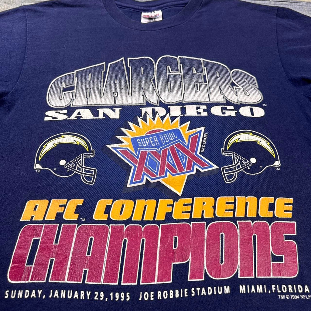 1994 San Diego Chargers AFC Conference Champions Super Bowl Tee | Medium
