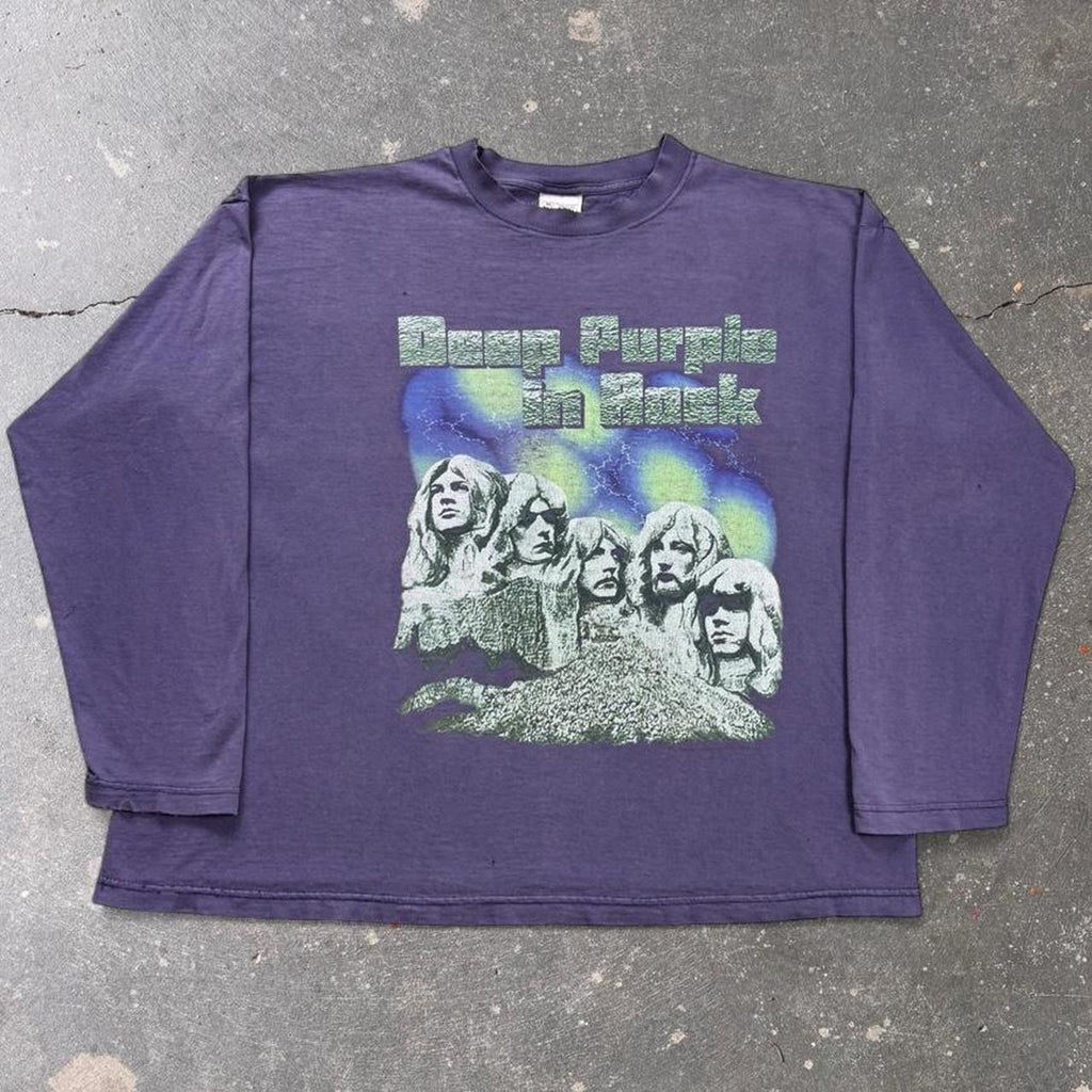 1990s Deep Purple in Rock band long sleeve Tee | XL