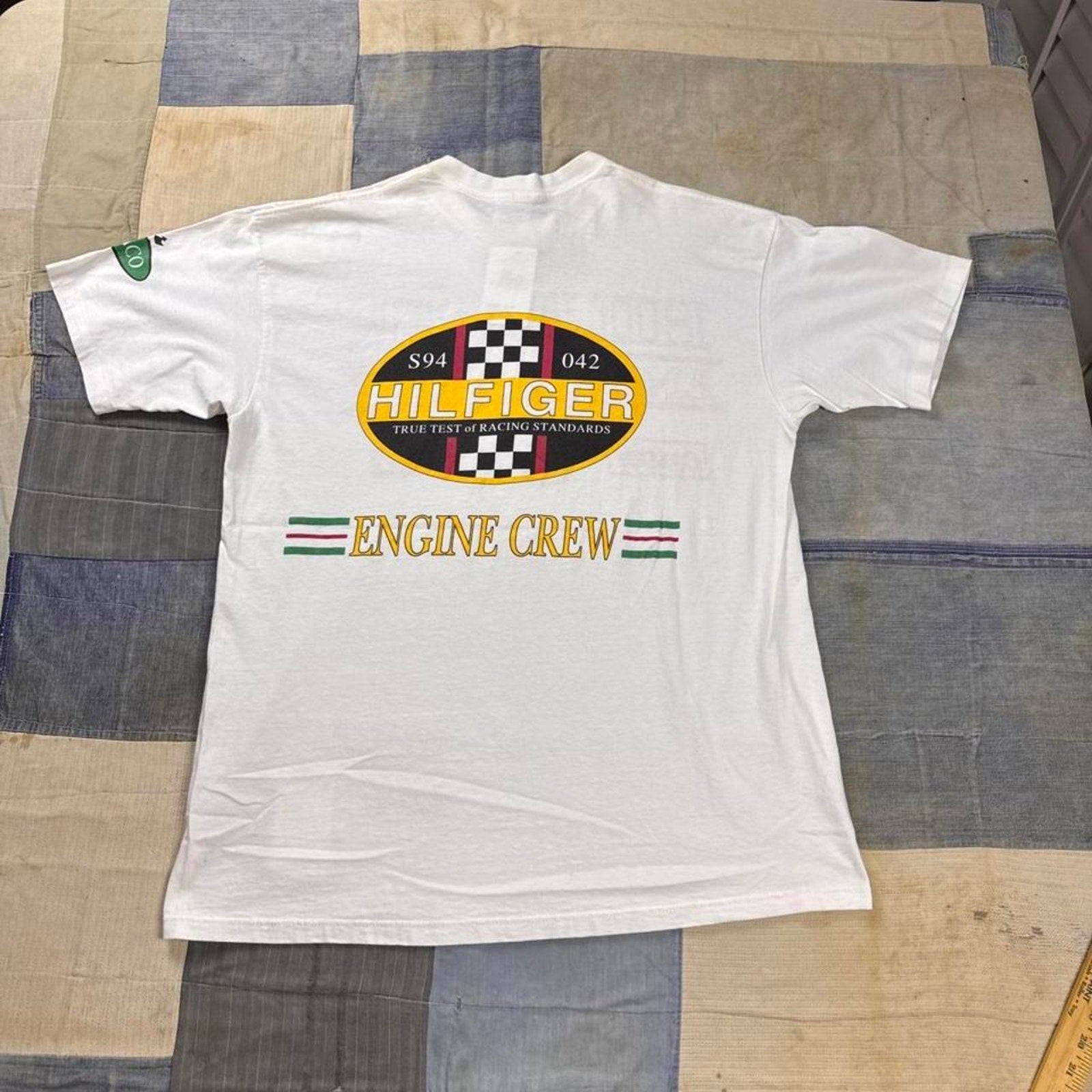 1994 Tommy Hilfiger Engine Crew racing tee | large