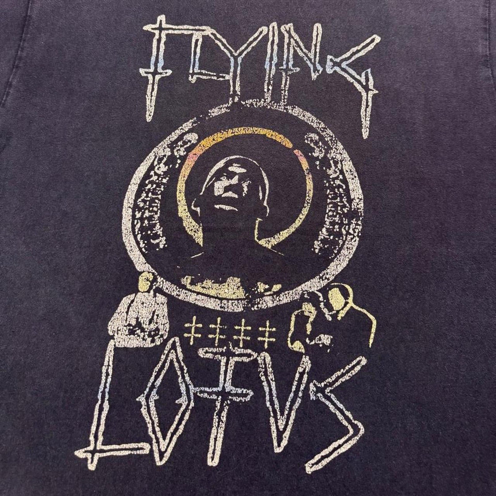 2000s Flying Lotus Experimental Hip-Hop Graphic Tee | XL