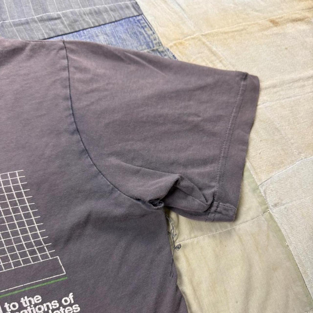 2000s Nike Championship Athletes Grid Logo Distressed Tee | Small