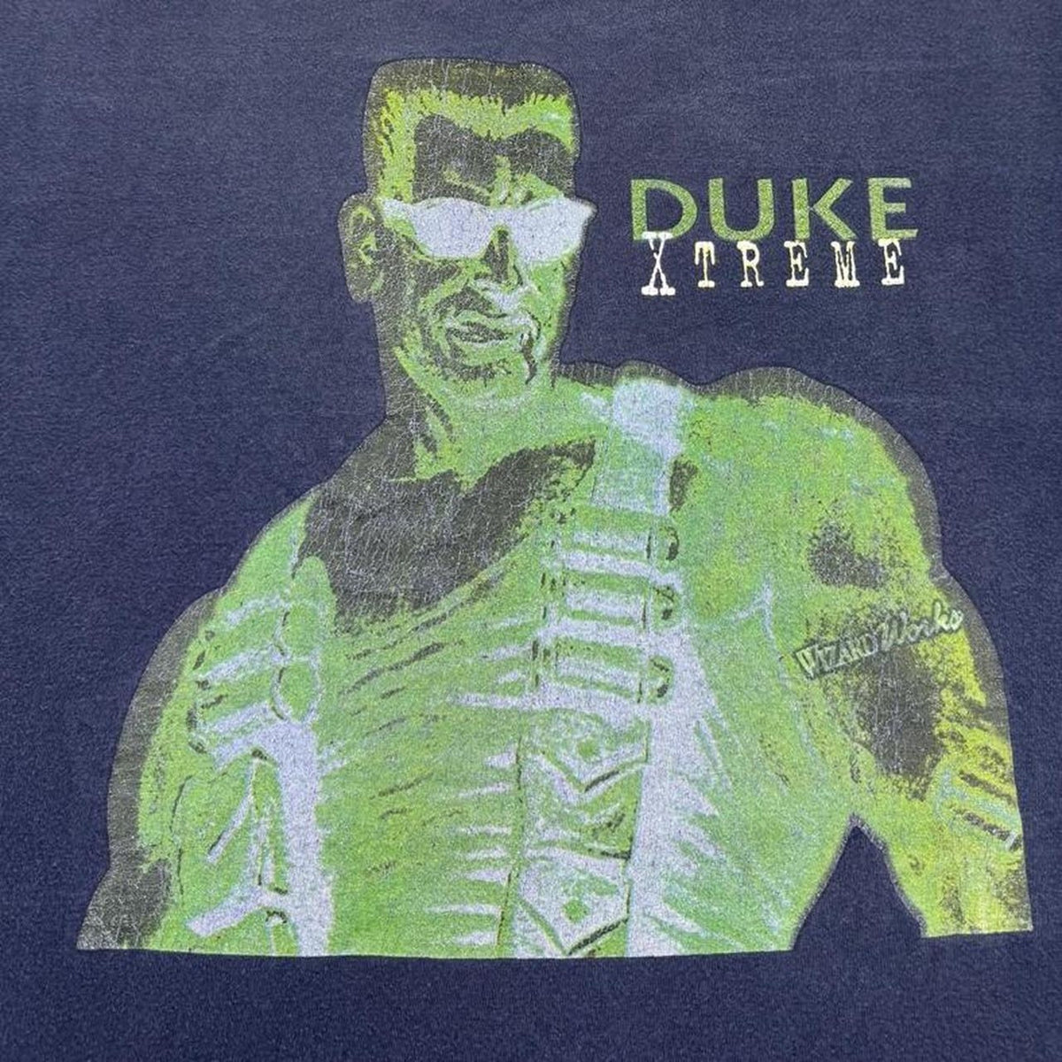 1990s Duke Xtreme Nukem Graphic Video Game Tee | Extra Large