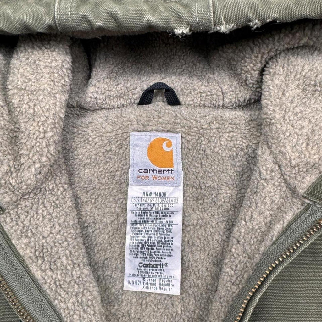 Carhartt Womens Sherpa Lined Hooded Jacket | XL