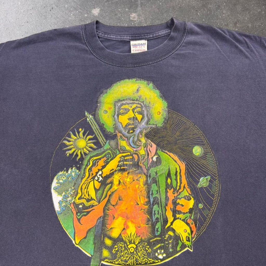 1996 Jimi Hendrix Cosmic Galaxy Graphic Tee | XL