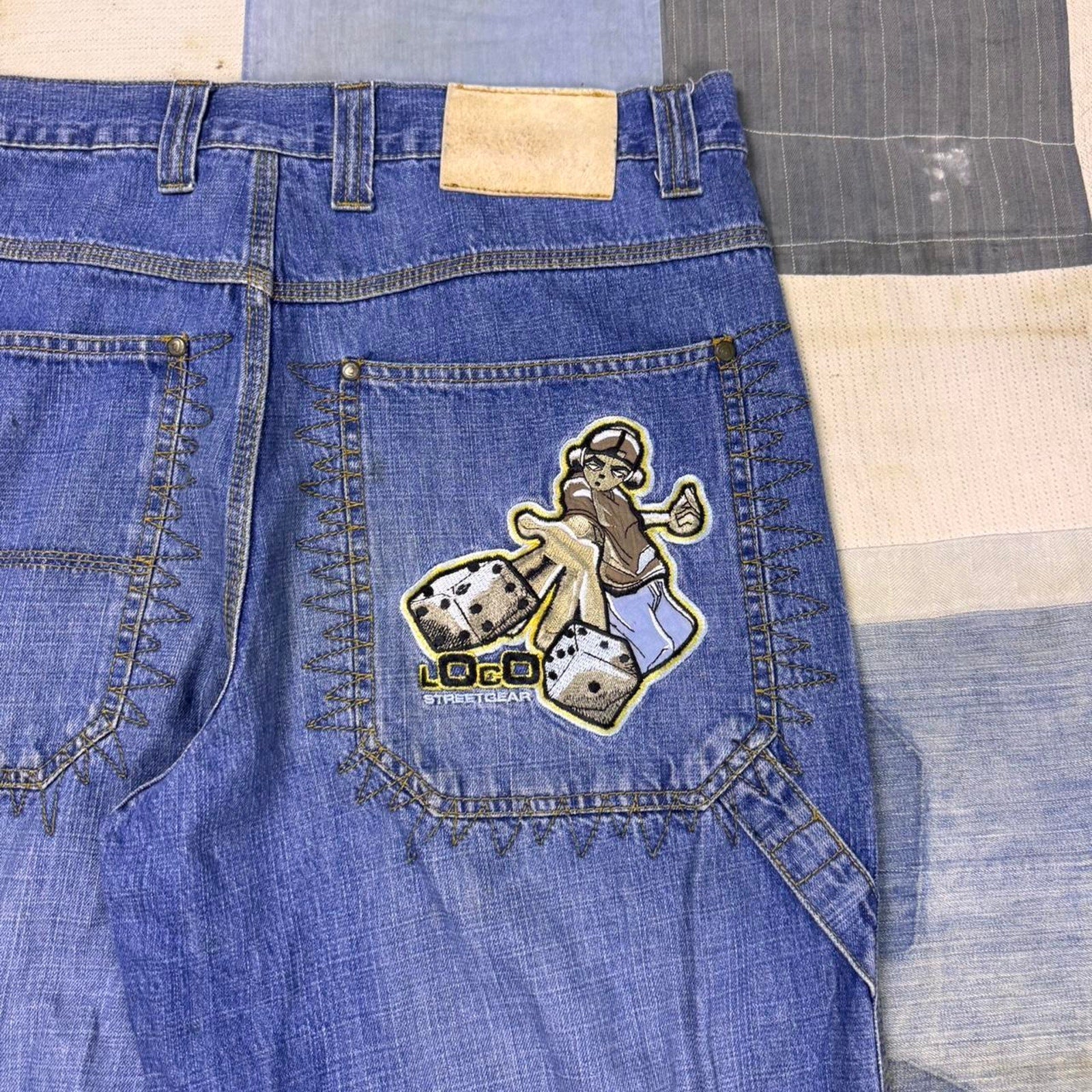 2000s Loco Street Gear blue jeans | 35x31