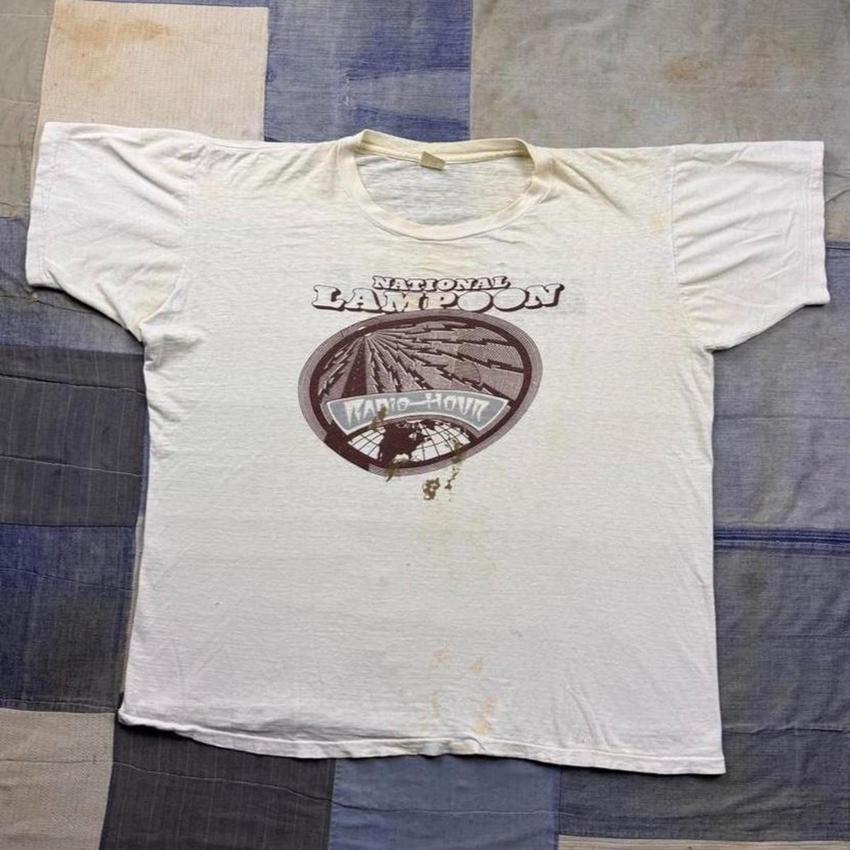 1974 National Lampoon Radio Hour WZZQ 102.9 Promo Tee | XL