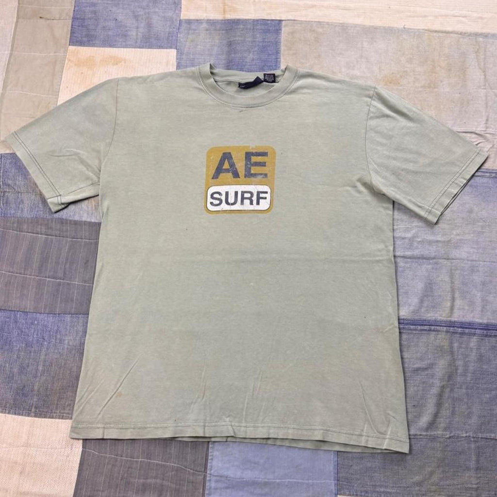 2000s American Eagle AE Surf Graphic Tee | Small